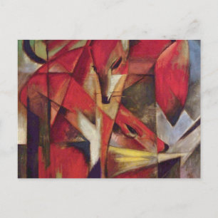 Carte Postale Franz Marc - Renards