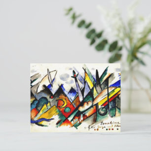 Carte Postale Franz Marc - Sonatine pour Violon et Piano