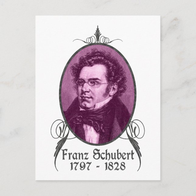 Carte Postale Franz Schubert (Devant)