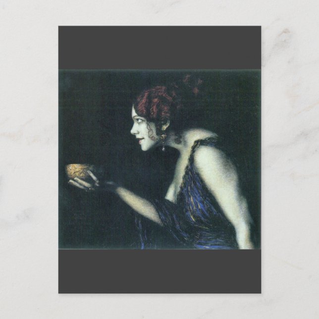 Carte Postale Franz von Stuck - Tilla Durieux comme Circe (Devant)