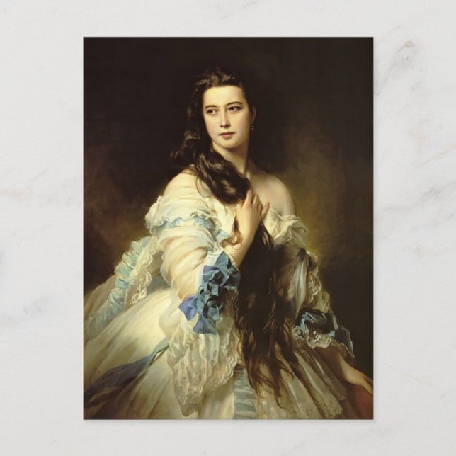 Carte Postale Franz Winterhalter - Barbara Dmitrievna Mergassov (Devant)