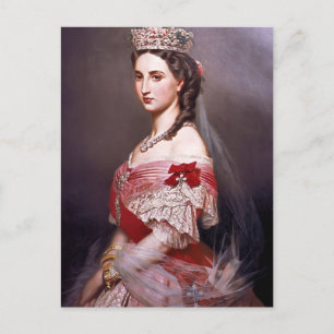 Carte Postale Franz Winterhalter - Portrait de Charlotte, Belgiq