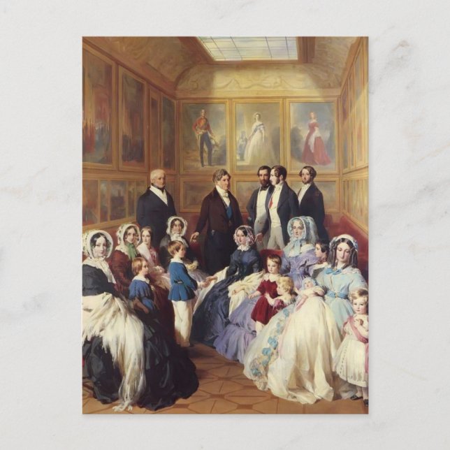Carte Postale Franz Winterhalter-Queen Victoria & Prince Albert (Devant)