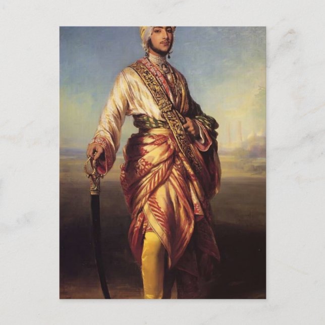 Carte Postale Franz Xaver Winterhalter - Le Maharaja Dalip Singh (Devant)