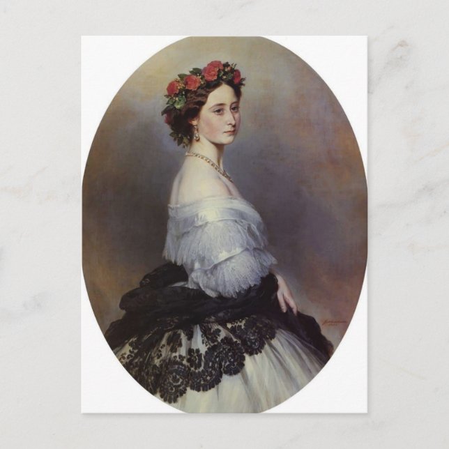 Carte Postale Franz Xaver Winterhalter- Princesse Alice d'Anglet (Devant)