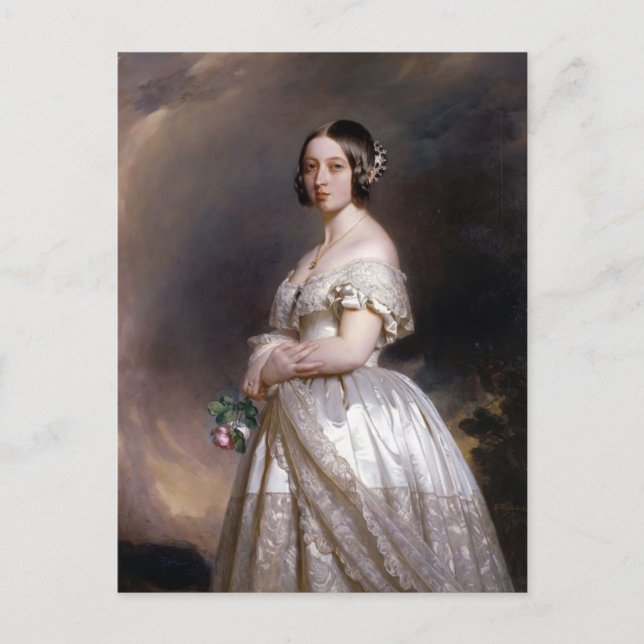 Carte Postale Franz Xaver Winterhalter - Reine Victoria (Devant)