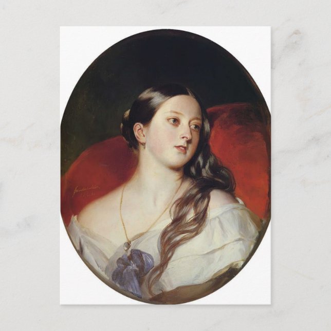 Carte Postale Franz Xaver Winterhalter - Reine Victoria (Devant)
