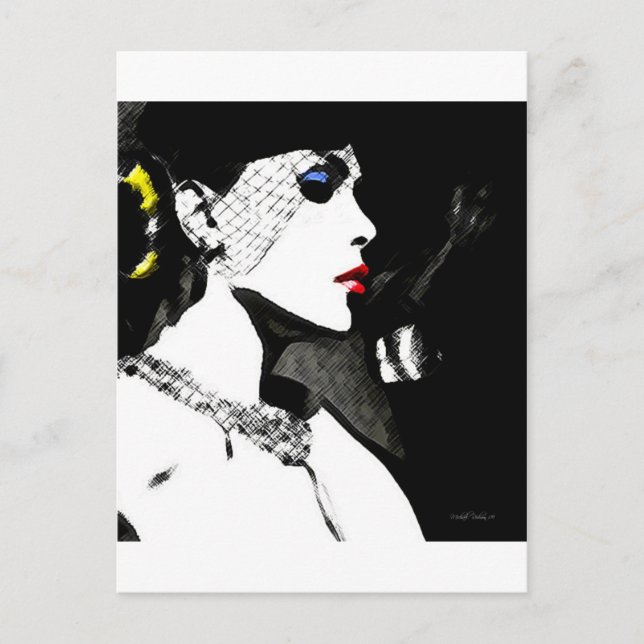 Carte Postale Frapper un pot (Devant)