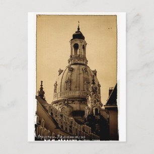 Carte Postale Frauenkirche Dresden - Vintage