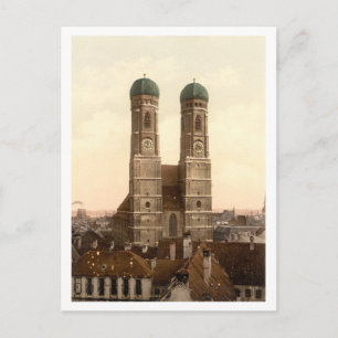 Carte Postale Frauenkirche, Munich, Bavière, Allemagne