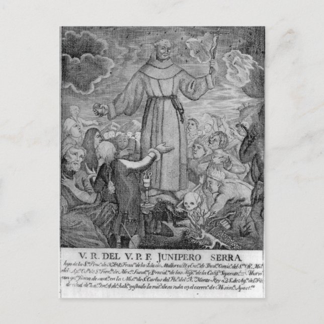 Carte Postale Fray Junipero Serra (Devant)