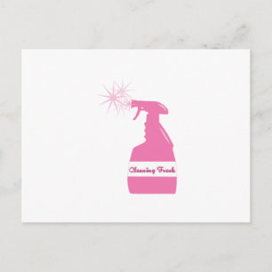 Carte Postale Freak de nettoyage