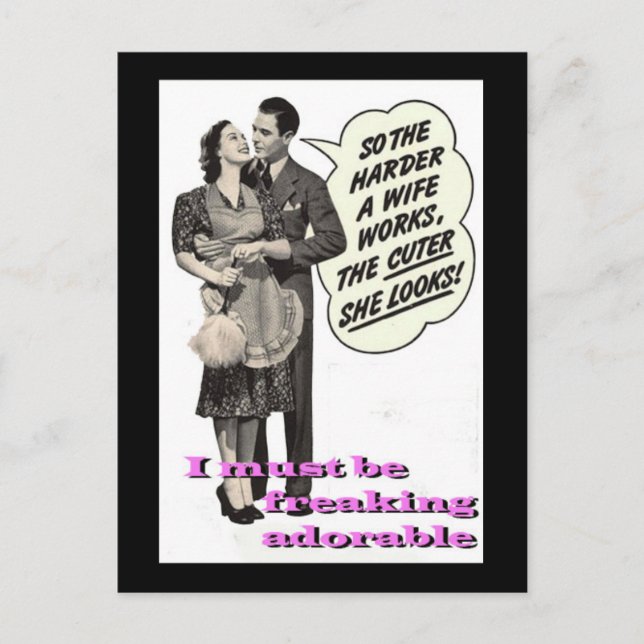 Carte Postale "Freakin' Adorable" (Devant)