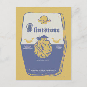 Carte Postale Fred Flintston Big Bold Belly Laver