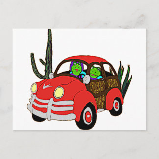 Carte Postale Freda and Freddie Frog Head Out