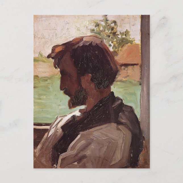 Carte Postale Frederic Bazille - Autoportrait à Saint-Saveur (Devant)