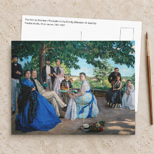 Carte Postale Frédéric Bazille - La Réunion Familiale