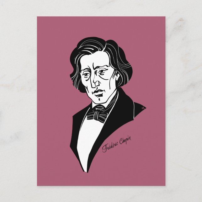 Carte Postale Frederic Chopin (Devant)