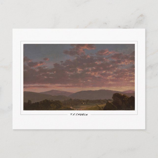 Carte Postale Frédéric Edwin Church #605 - Beaux-Arts (Devant)