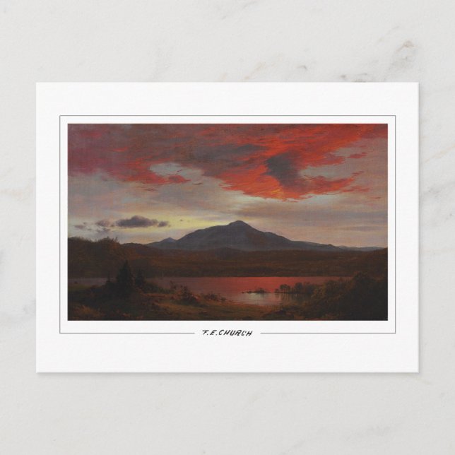Carte Postale Frédéric Edwin Church #611 - Beaux-arts (Devant)