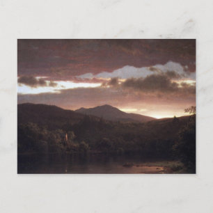 Carte Postale Frederic Edwin Church - Crépuscule (Montagne Catsk