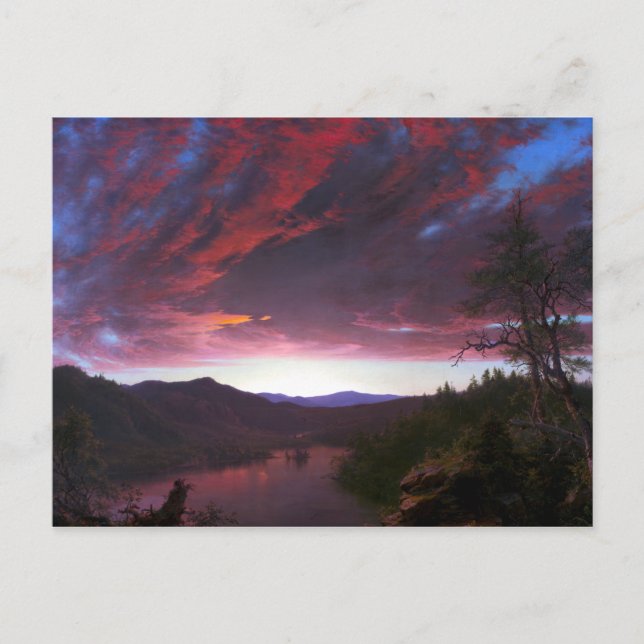 Carte Postale Frédéric Edwin Church Twilight in the Wilderness (Devant)