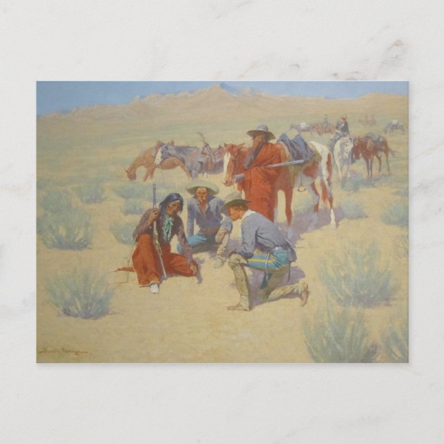 Carte Postale Frederic Remington Art (Devant)