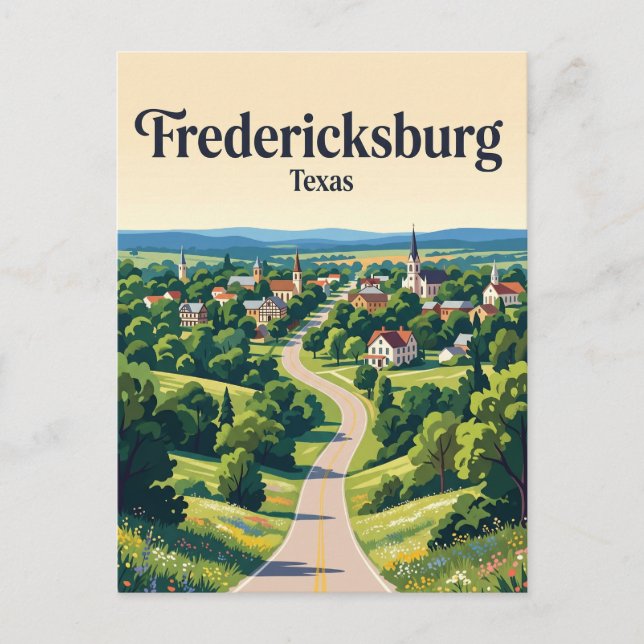 Carte Postale Fredericksburg États-Unis (Devant)