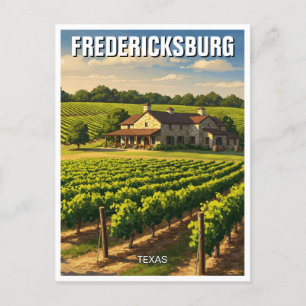 Carte Postale Fredericksburg Texas Travel