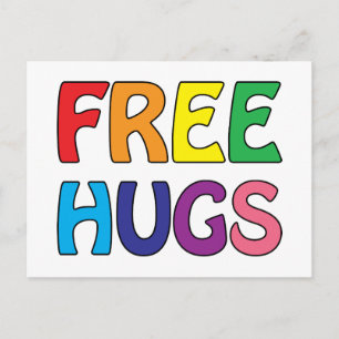 Carte Postale Free Hugs