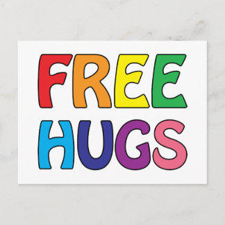 Carte Postale Free Hugs
