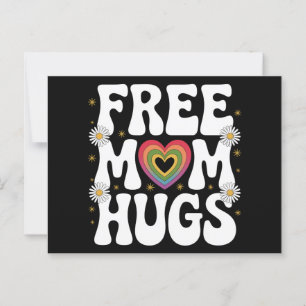 Carte Postale Free Mom Hug Transgender Lesbian Gay LGBT Pride