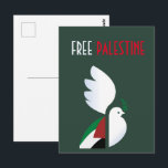 Carte postale Free Palestine - Sensibilisation aux<br><div class="desc">Free Palestine Postcard - Human Rights Awareness & Solidarity Art Montrez votre soutien et sensibilisez avec cette carte postale audacieuse et significative "Free Palestine". Doté d'un design impeccable et d'un message fort, il est parfait pour partager avec des amis, afficher dans des espaces de protestation ou collectionner comme un morceau...</div>
