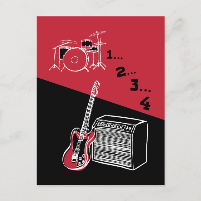 Carte postale Free Time Rock (Devant)