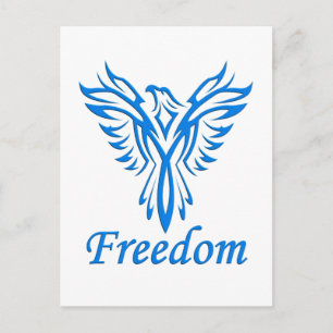 Carte postale Freedom Eagle, personnaliser