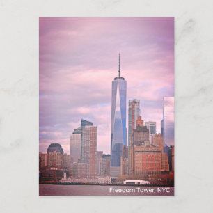 Carte Postale Freedom Tower of Staten Island Ferry NYC