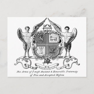 Carte Postale Freemason