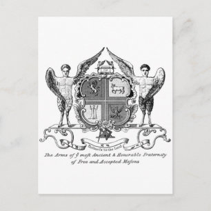 Carte Postale Freemason