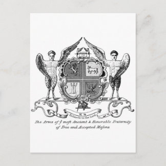 Carte Postale Freemason