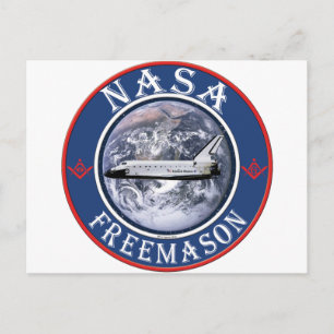 Carte Postale Freemason de la NASA
