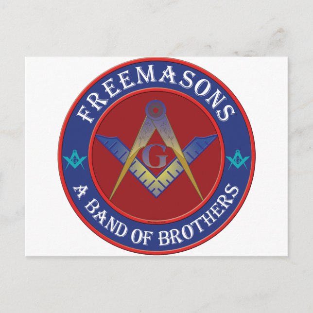 Carte Postale Freemasons Band Des Frères (Devant)