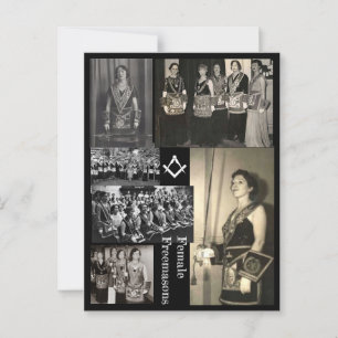 Carte Postale Freemasons féminins