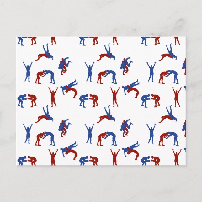 Carte Postale Freestyle Greco Motif de lutte romaine (Devant)