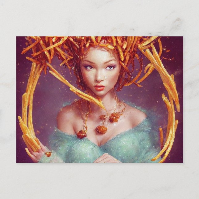 Carte postale French Fry Goddess (Devant)