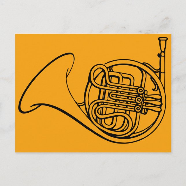 Carte Postale French Horn musique de groupe (Devant)