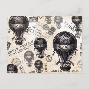 Carte Postale French hot air balloons