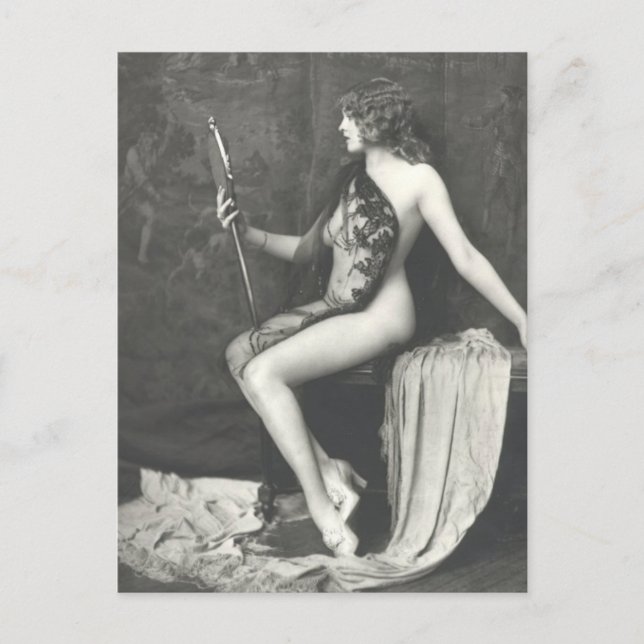 Carte Postale French Risqué photo Vintage (Devant)
