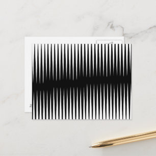 Carte Postale Fréquence noir-n-blanc