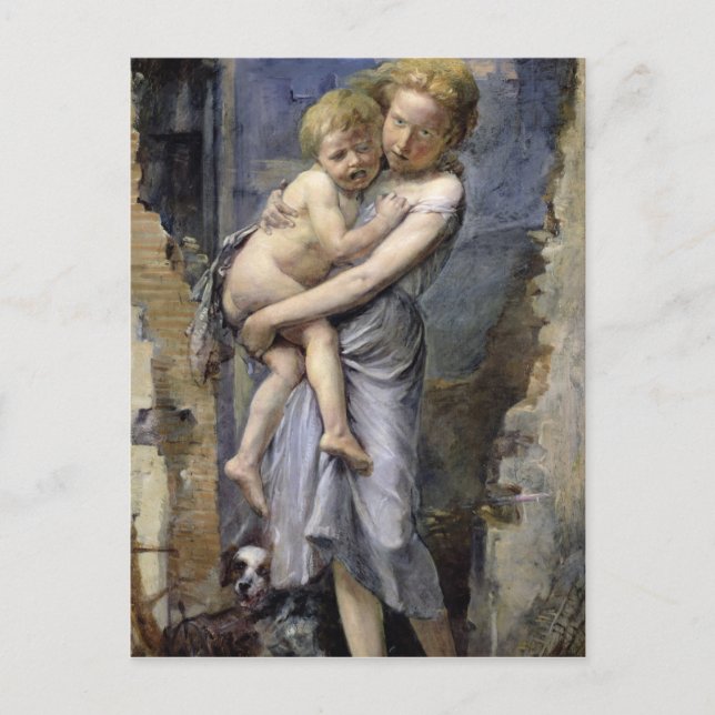 Carte Postale Frère et soeur (Devant)