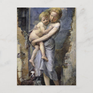 Carte Postale Frère et soeur